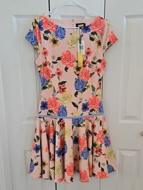 Alexia Admor drop-waist Floral dress
